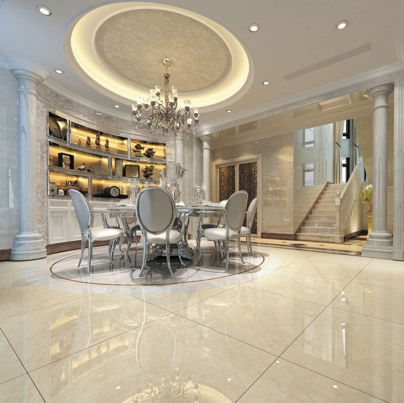 Gold leaf beige Full body interior floor Marble tiles VDLS88213YJ 80X80CM /32x32'