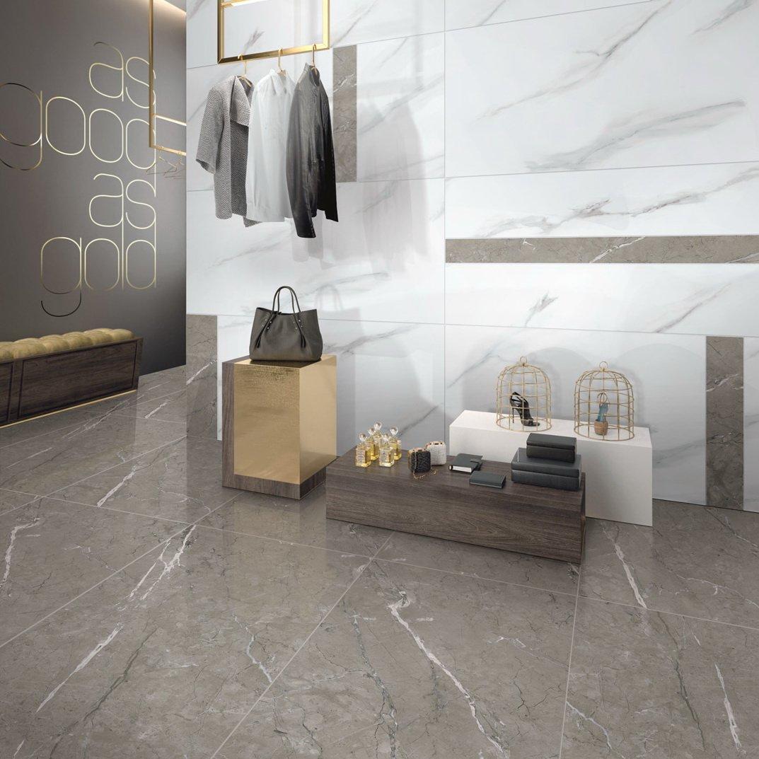 Carrara Grey Full body Marble tiles VDLS1261319YJT 60X120 cm/24x48'