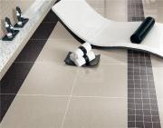 Black floor Polished tiles Spots series VDBKL025T 60x60cm/24x24'