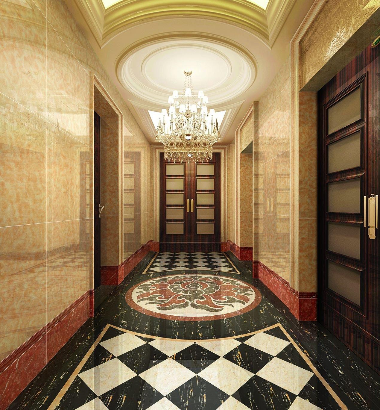 Porcelanato dark color of Marble tiles Full polished marble tiles VP6139JL -60x60 80x80 100x100cm