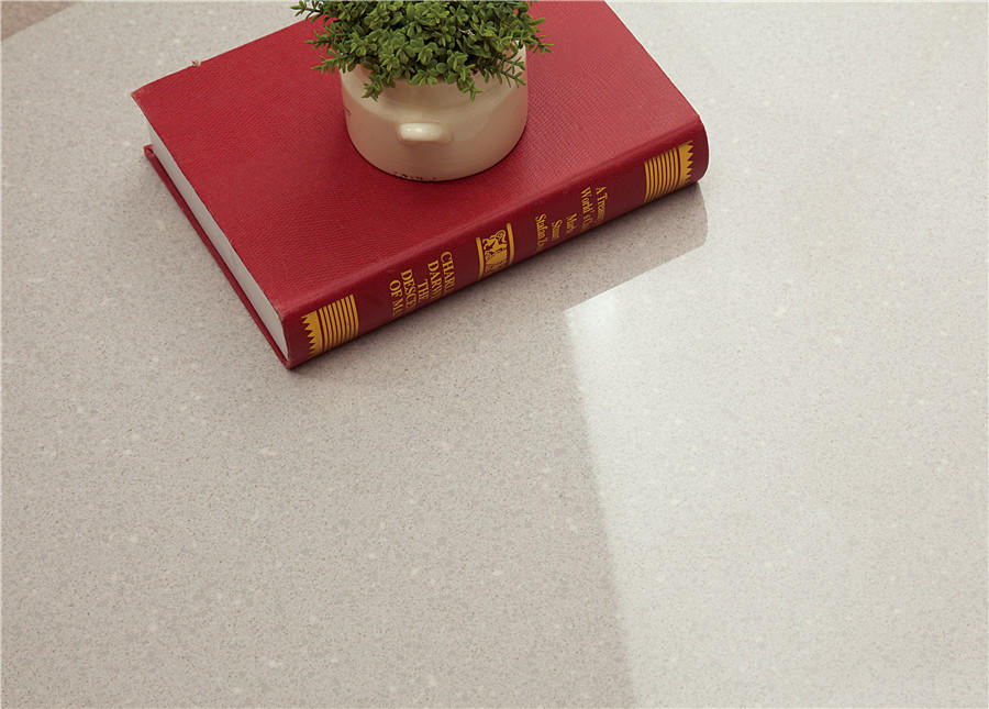 Light gray full body of Polished floor tiles Spots series VDBKL021T 60x60cm/24x24'