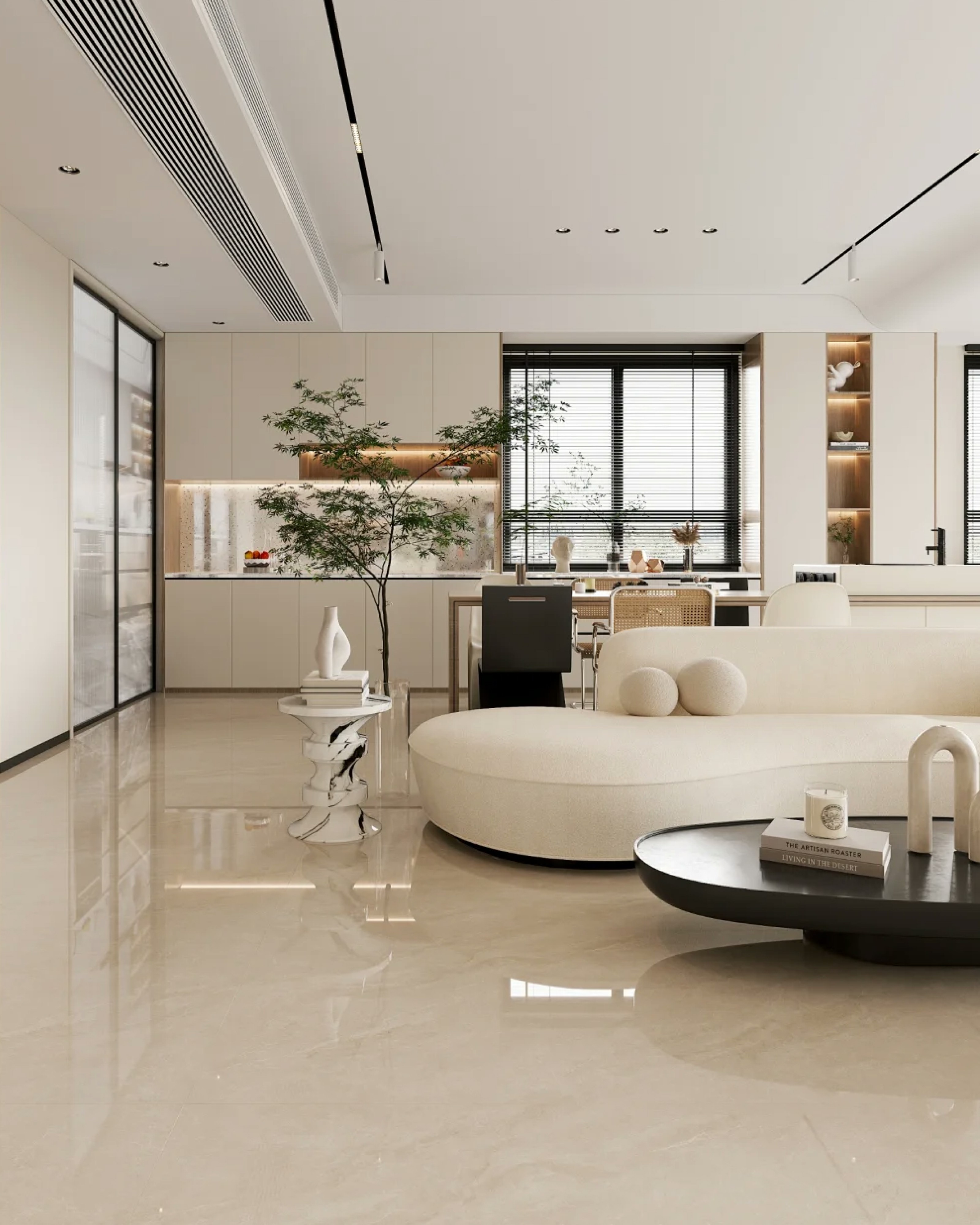 Full polished porcelain tile